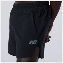 Black Q Speed Fuel 5 Inch Short / New Balance Men