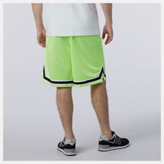 Bleached Lime Glo NB Athletics Psy Varsity Mesh Short / New Balance Men