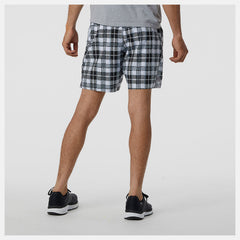 White 7 In Printed Tournament Short / New Balance Men
