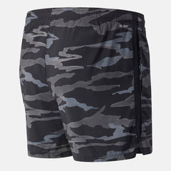 Black/Grey Printed Accelerate 5 In Short / New Balance Men