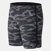 Black/Grey Printed Accelerate 7 In Short / New Balance Men