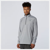 Athletic Grey Tenacity Quarter Zip / New Balance Men
