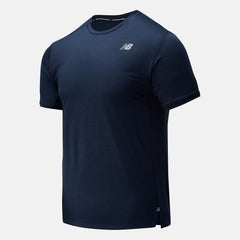 Eclipse Heather Impact Run Short Sleeve / New Balance Men