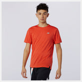 Ghost Pepper Impact Run Short Sleeve / New Balance Men