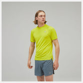 Sulpher Yellow Impact Run Short Sleeve / New Balance Men
