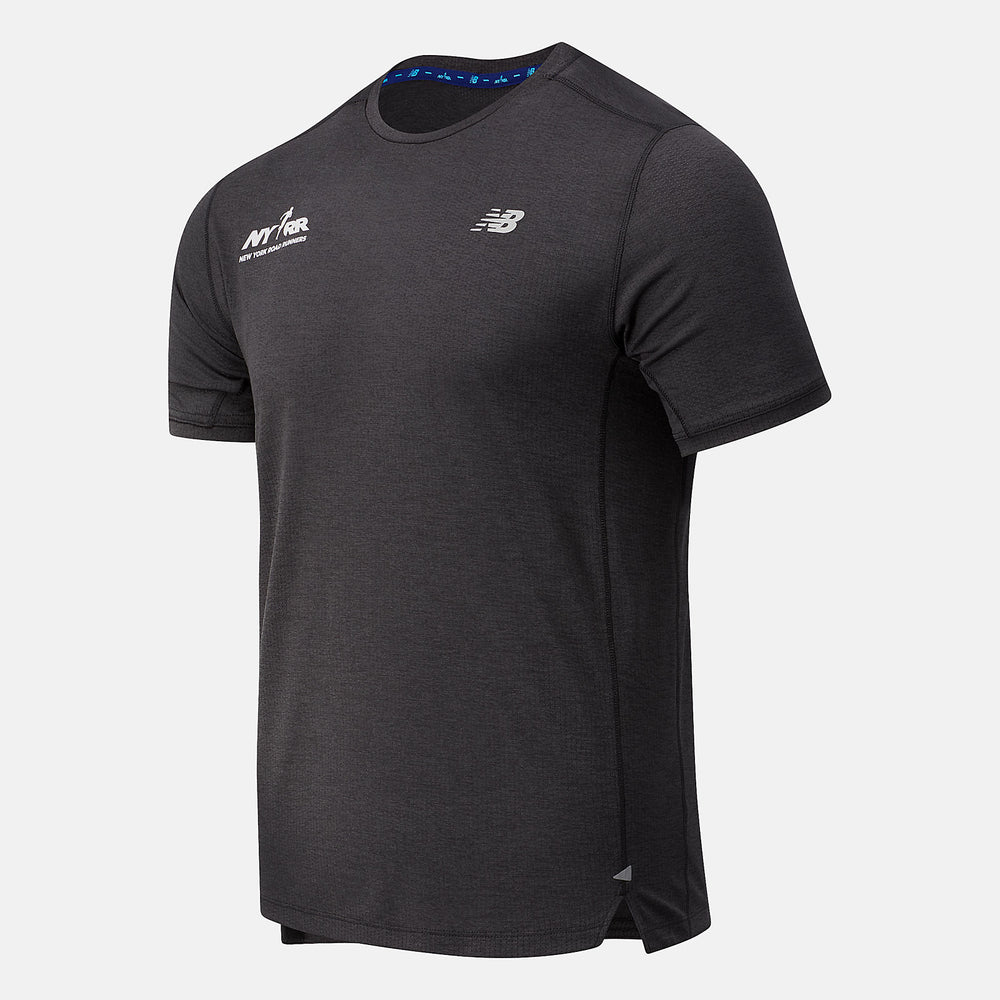 Black Heather RFL Impact Run Short Sleeve / New Balance Men