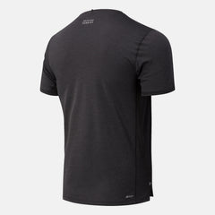Black Heather RFL Impact Run Short Sleeve / New Balance Men