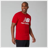 Team Red Essentials Stacked Logo Tee / New Balance Men