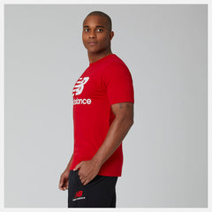 Team Red Essentials Stacked Logo Tee / New Balance Men
