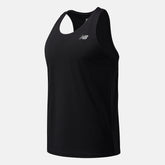 Black Accelerate Singlet / New Balance Men