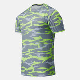 Bleached Lime Glo/Outerspace Printed Accelerate Short Sleeve / New Balance Men