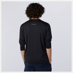 Black Accelerate Long Sleeve / New Balance Men