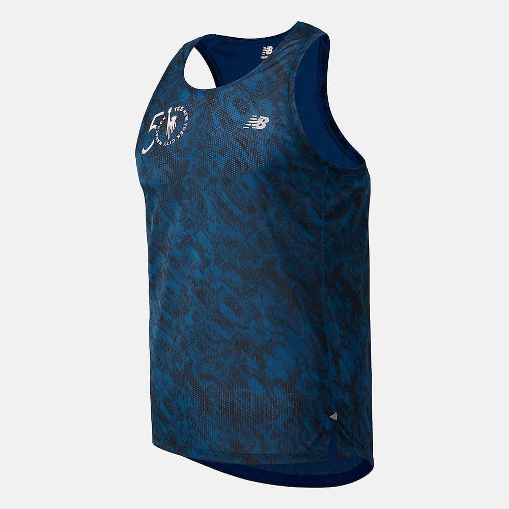 Rogue Wave NYC Marathon Printed Impact Run Singlet / New Balance Men
