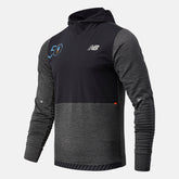 Heather Charcoal NYC Marathon Impact Run Grid Back Hoodie / New Balance Men