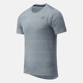 Athletic Grey NYC Marathon Q Speed Fuel Jacquard Short Sleeve / New Balance Men