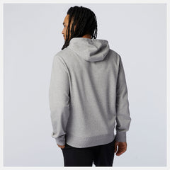 Athletic Grey NB Essentials Stacked Logo Po Hoodie / New Balance Men