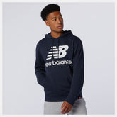 Eclipse NB Essentials Stacked Logo Po Hoodie / New Balance Men