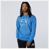Faded Cobalt NYC Marathon Essentials Stacked Logo Po Hoodie / New Balance Men