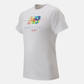 White NB Seismic Moment Tee / New Balance Men