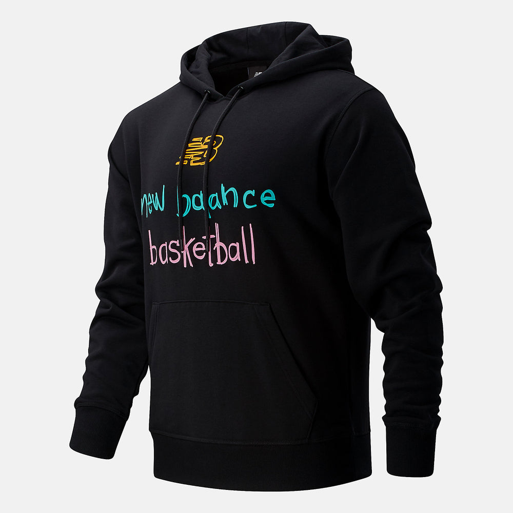 Black Multi NB Swish Hoodie / New Balance Men