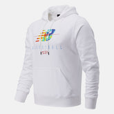 White NB Seismic Hoodie / New Balance Men