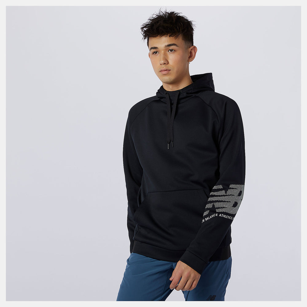 Black Tenacity Fleece Pullover / New Balance Men