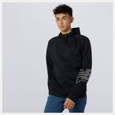 Black Tenacity Fleece Pullover / New Balance Men