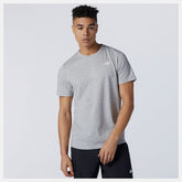 Athletic Grey Heathertech Tee / New Balance Men