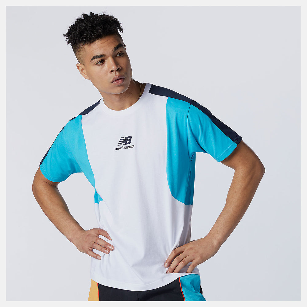 Virtual Sky NB Athletics Color Block Tee / New Balance Men