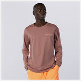 Red NB Sport Style Optiks Longsleeve Tee / New Balance Men