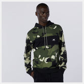 Black/Magnet NB Essentials Fleece Camo Hoodie / New Balance Men