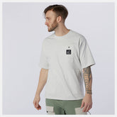 Sea Salt Heather NB All Terrain Pocket Tee / New Balance Men