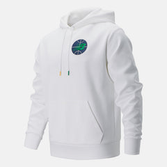 White NB Basketball Colorized Court Hoodie / New Balance Men