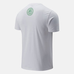 White Boston One Mile To Go Graphic Tee / New Balance Men