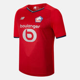 White Lille LOSC Home Short Sleeve Jersey / New Balance Men