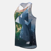 Multi Color TCS New York City Marathon Printed Singlet / New Balance Men