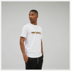 White NB Athletics Higher Learning Tee / New Balance Men