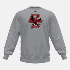 Med Heather Grey NB Crew Fleece(Boston College) / New Balance Men