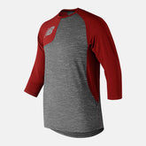 Team Red Asym 2.0 Right 3/4 Sleeve / New Balance Men