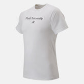 White Paid Internship Tee / New Balance Men