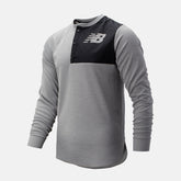 Athletic Grey ASYM Baseball Henley / New Balance Men