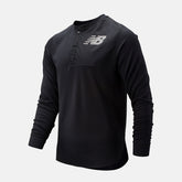 Black ASYM Baseball Henley / New Balance Men