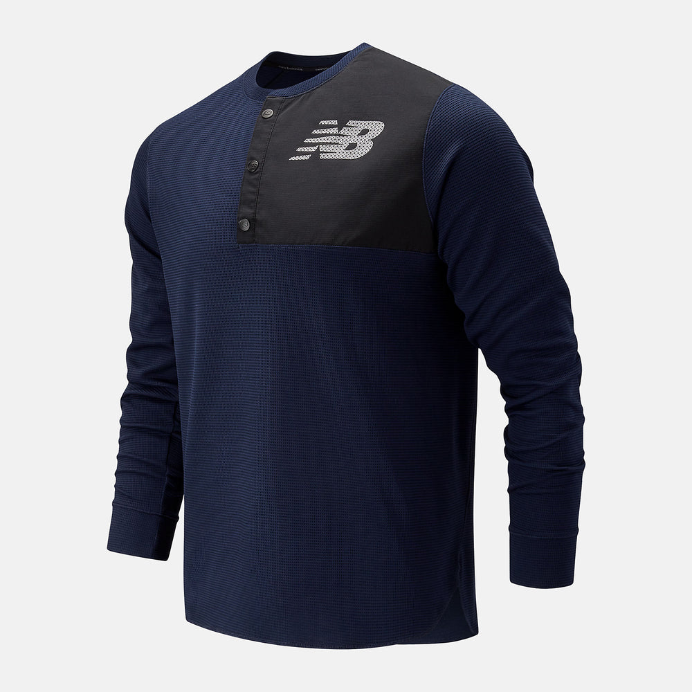 Team Navy ASYM Baseball Henley / New Balance Men