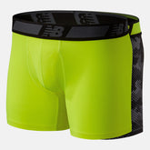 Hi Lite/Black Print NB Dry 6 Inch Boxer Brief 2 Pack / New Balance Men
