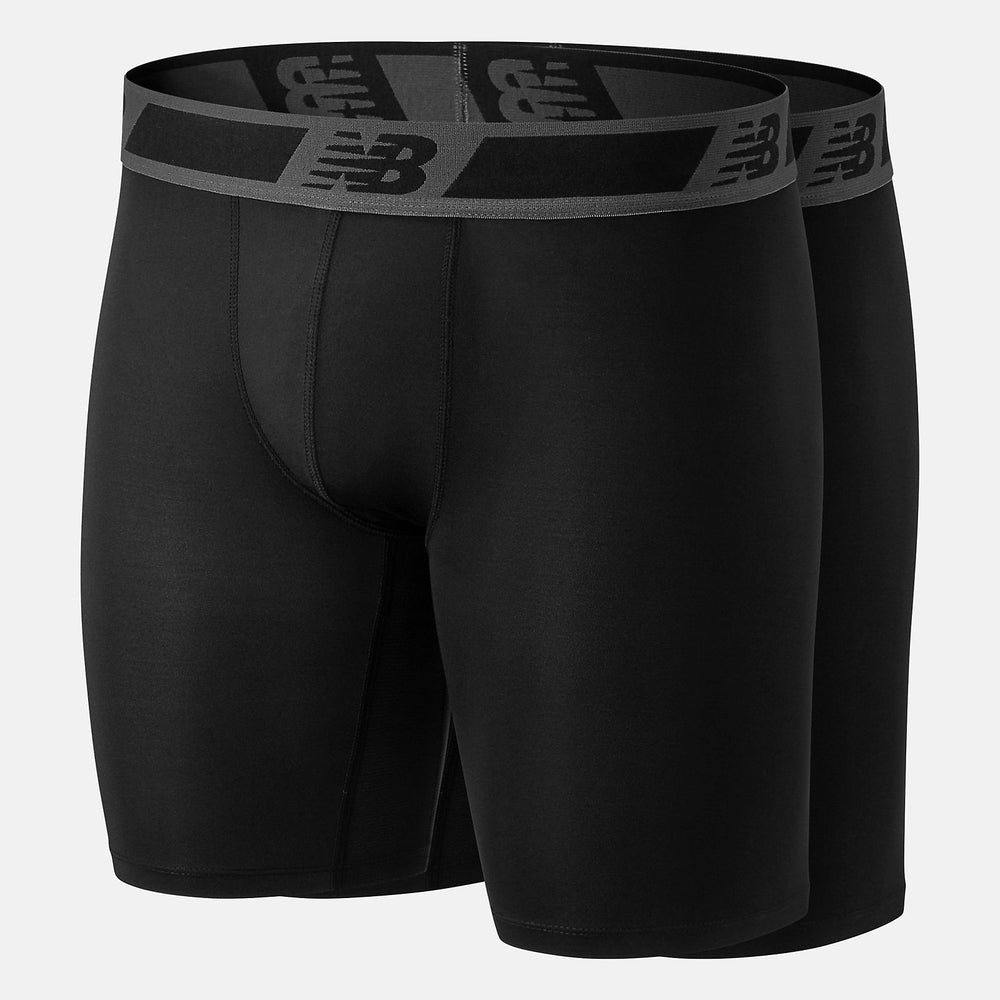 Black Men Dry/Fresh 9 Inch Brief 2 Pack / New Balance Men