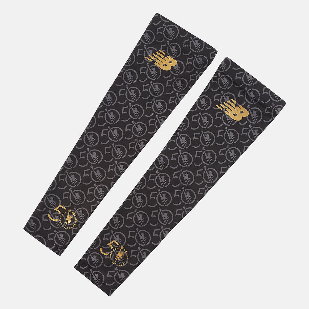 Black/White NYC Marathon Arm Sleeves / New Balance Women|Men