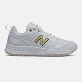 White/Gold Fresh Foam Velo v2 Turf / New Balance Women