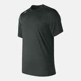 Dark Heather Grey Short Sleeve Tech Tee / New Balance Men