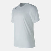 White Short Sleeve Tech Tee / New Balance Men