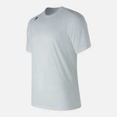 White Short Sleeve Tech Tee / New Balance Men